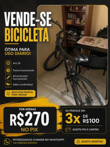 BICICLETA ARO 26 