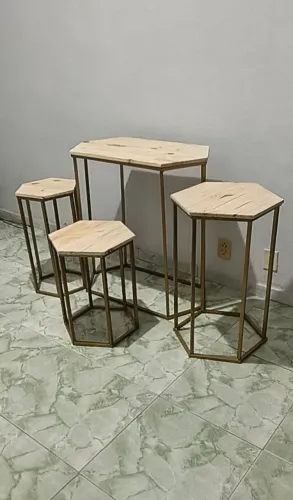 Vendo kit de mesas de festa novo .