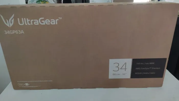 Monitor Ultragear LG 34" 160 hz - Lacrado