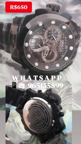 Relógio Invicta COALITION FORCES PRETO DUPLA FACE