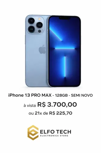 IPHONE 13 PRO MAX - 128GB - SEMI NOVO