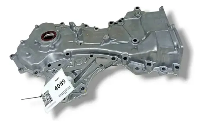 Tampa Lateral Motor Bomba Óleo Toyota Yaris 1.5 2018 2025 Prata