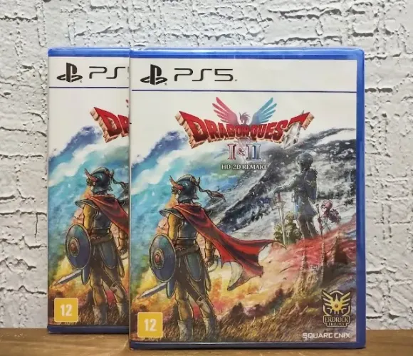 Dragon Quest 1 e 2 HD-2D Remake Ps5 Lacrado (Aceitamos seu jogo usado com pagamento)