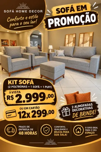 Sofá em oferta