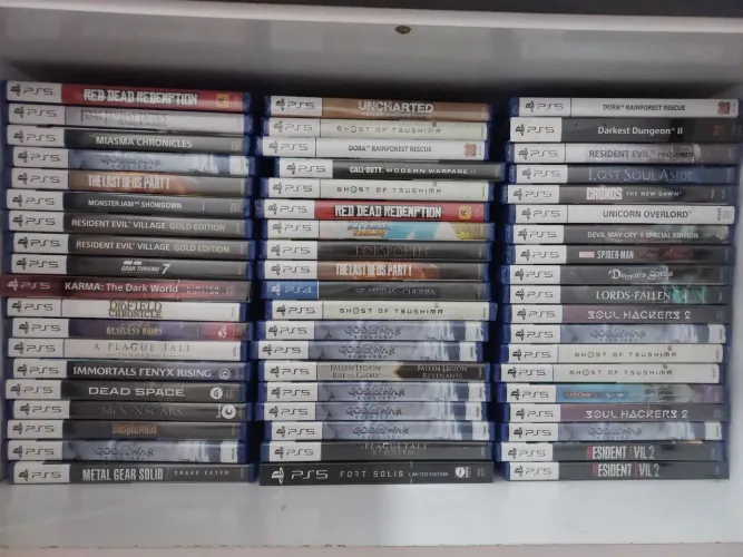 Jogos de PS5.