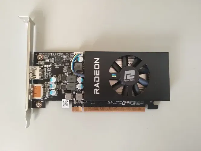 Placa de Vídeo PowerColor Radeon RX 6400 Low Profile V2, 4GB, GDDR6, 64-bit
