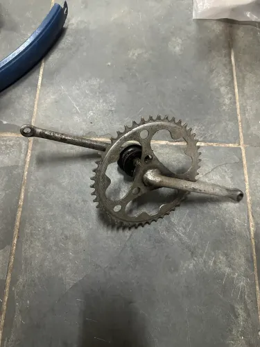 Peças de bicicleta antiga