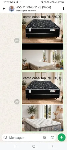 Colchão +base Liz Premium 138X188X74 Molas Ensac D45 150 kg Pluma compra 1 leva 2 combo