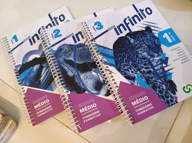 Livros 1,2,3 coc 1 série 