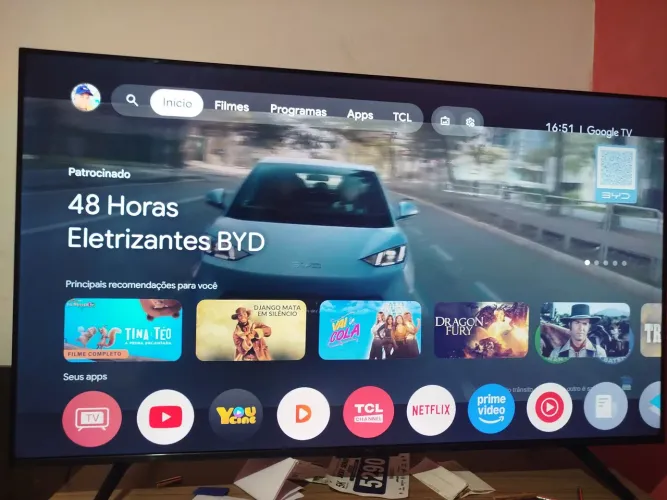 Tv TCL QLED 50 polegadas