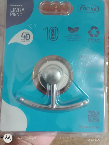 Cabide duplo forusi 