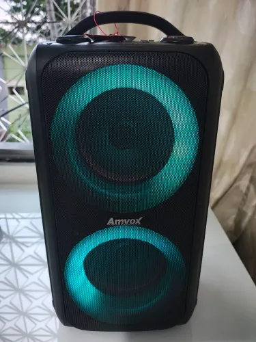 Caixa de Som Amplificada Amvox ACA 600 BagVox 600W RMS - NOVA