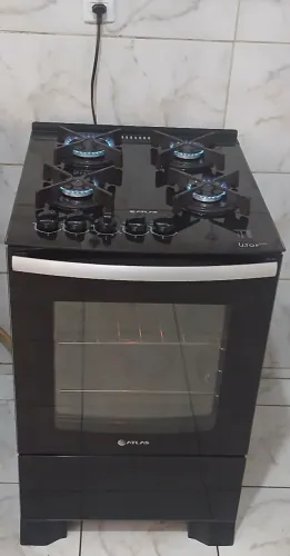 Fogão atlas Utop glass 4 bocas
