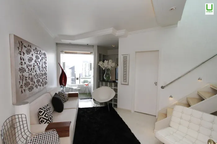 Loft, 1 quarto, 1 suite, 1 vaga