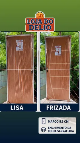 Porta de madeira mogno completa / entrego - a partir de 260,00