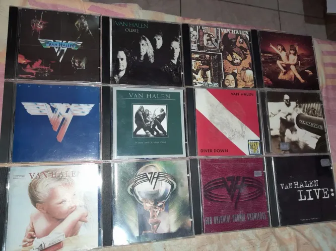 Discografia CDs Van Halen - Nacionais e Importados - Valores na Descrição.