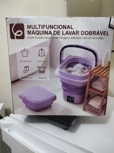 Máquina de lavar roupa portátil 