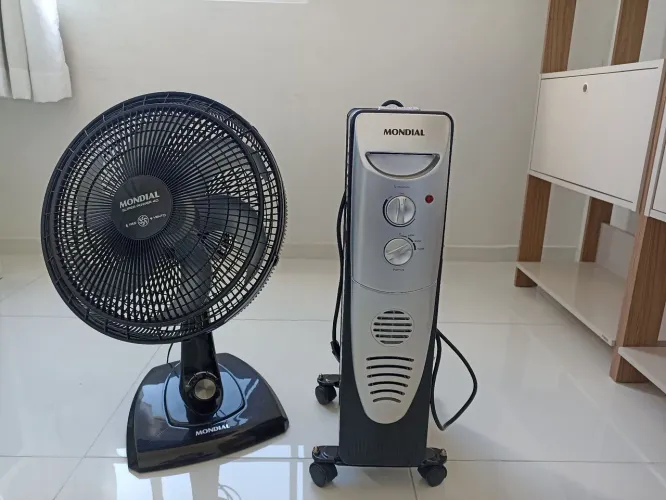 Vendo aquecedor e ventilador