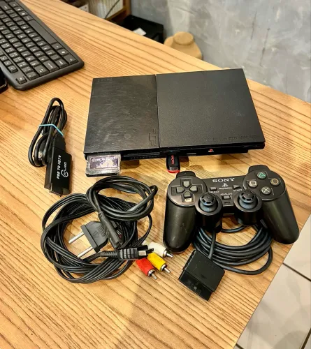 PlayStation 2 PS2 Seminovo + Adaptador + Controle Original
