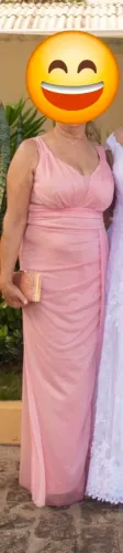 Vestido de madrinha rose