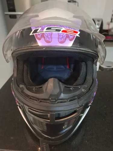 Capacete LS2 Lilas tamanho 54