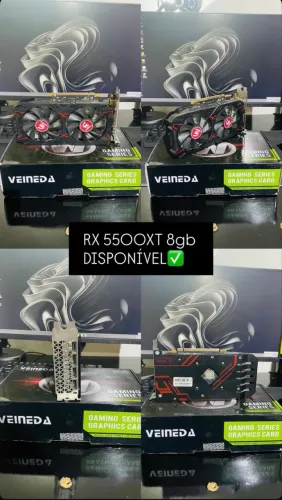 Placa de vídeo RX5500 XT 8gb 128bits