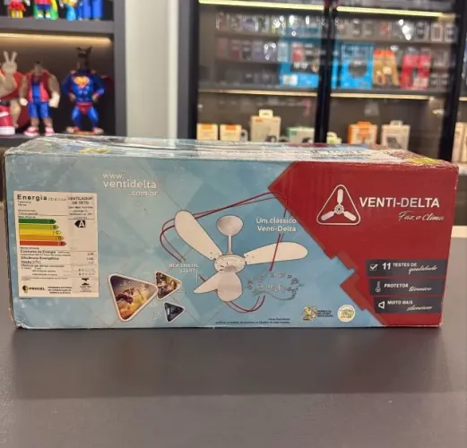 VENTILADOR DE TETO VENTIL-DELTA COM 8 PÁS
