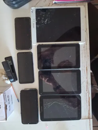 Tablet e celulares quebrados(todos)