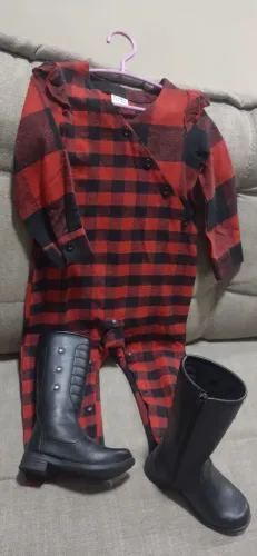 Conjunto infantil caipira menina (PARCELO CARTÃO)