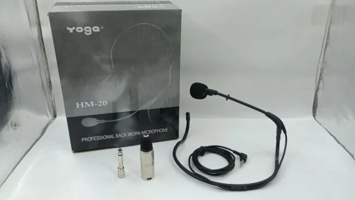 Microfone labial yoga HM 20 completo 