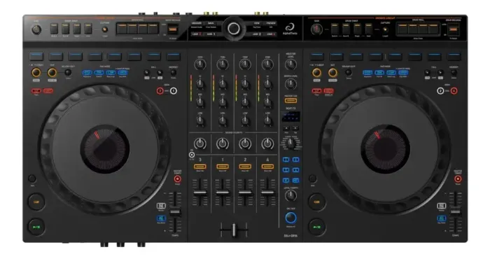 Controlador De Dj Alphatheta Ddj-grv6 Beat De 4 Canais Preto