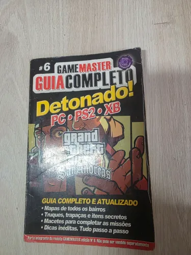 Livro guia detonado game master gta sa