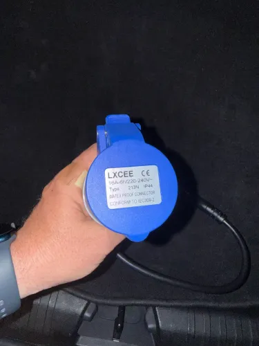 Adaptador 16 amp para tomada 10 amp carregador compatível Volvo