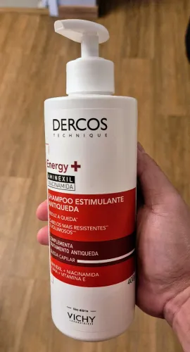 Shampoo Dercos Vichy Energy+ Estimulante Antiqueda 400g