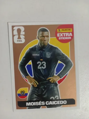 Figurinha lendária Moisés Caicedo Bronze