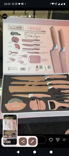 Faqueiro Rosé Moncoc- Original