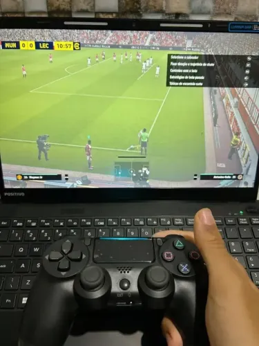? Controle PS4 Sem Fio Compatível com PC ? DualShock + Cabo USB