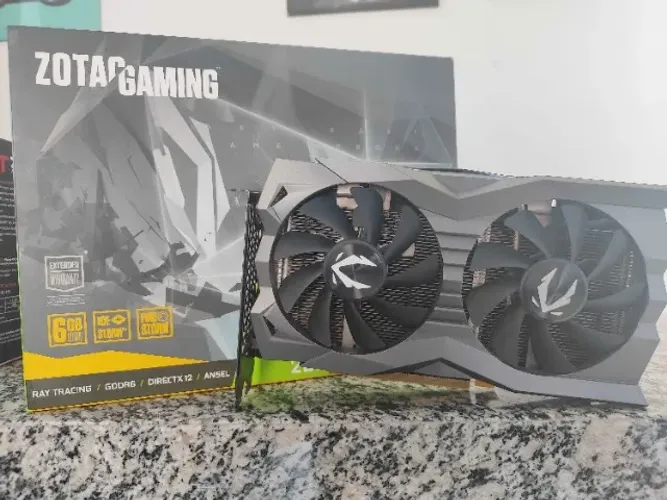 Placa de Vídeo NVidia GeForce RTX 2060 6GB Zotac Gaming