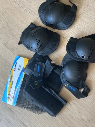 Equipamento proteção skate e bicicleta