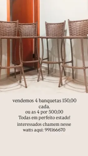 Banqueta e vime