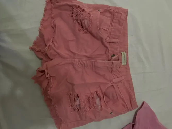 short jeans rosa