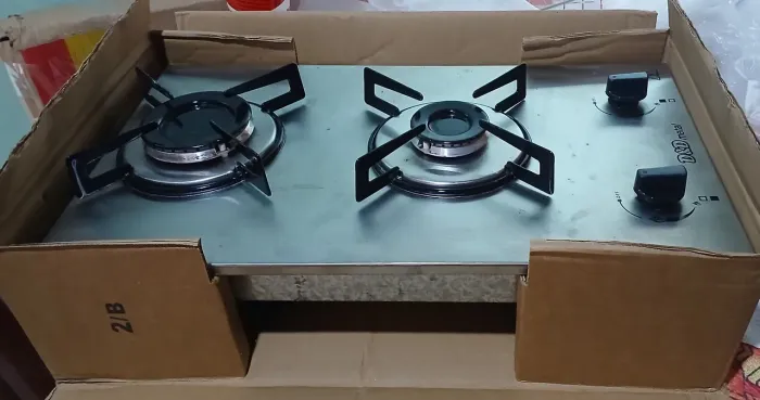 Cooktop inox 2 bocas a gas