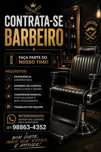 CONTRATA-SE BARBEIRO ?