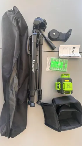 Novo completo/ Nível a Laser Huepar Verde Autonivelante + Tripé + Suporte Magnético