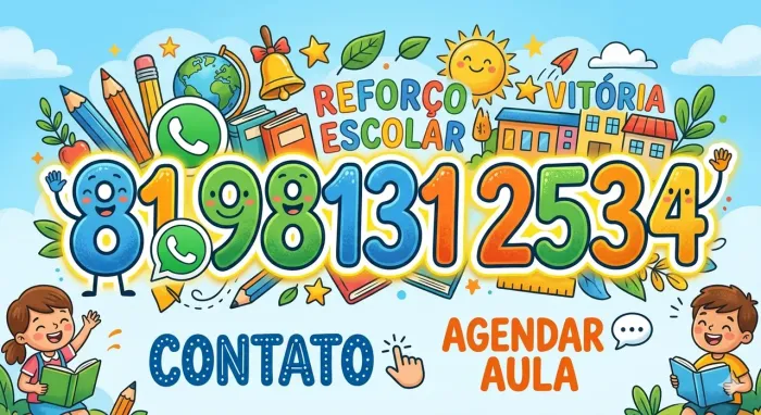 Reforço escolar infantil 