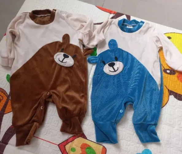 Kit macacões de frio para bebê