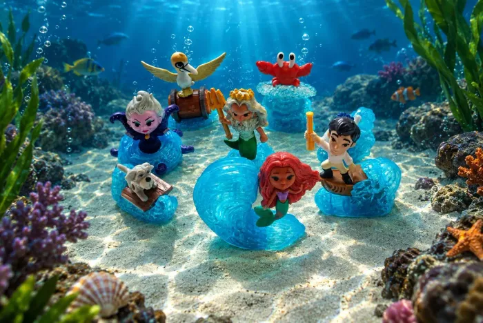 Coleção Completa A Pequena Sereia Disney Mc Donalds 2023
