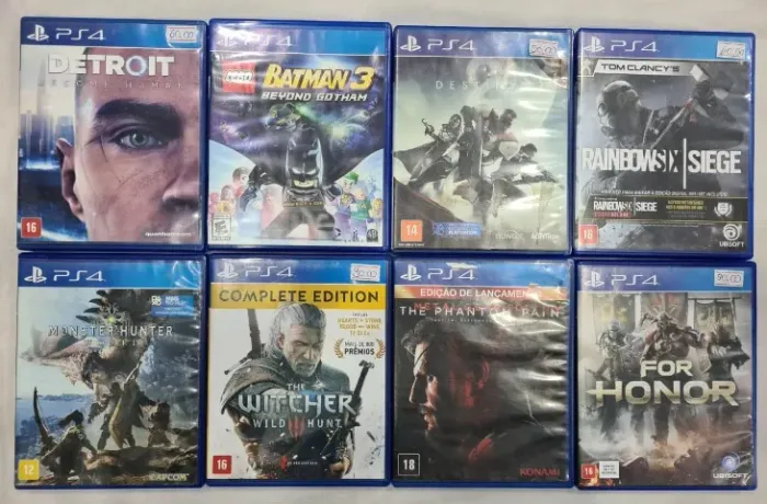 Jogos PS4 Originais - Aceito Cartão (a partir de 50)