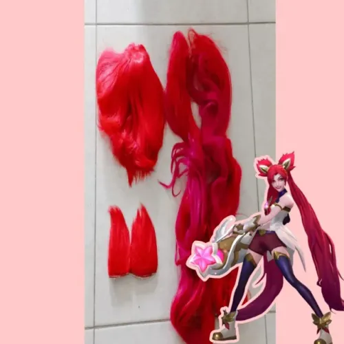 PERUCA COSPLAY JINX STAR GUARDIAN (112 CM)