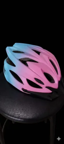Capacete Rad7 Mtb Led In Mould 58-62 Cores (cinza/preto rosa/azul azul/preto)